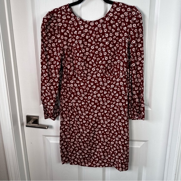 Reformation Red Floral Mini Dress - Picture 10 of 10